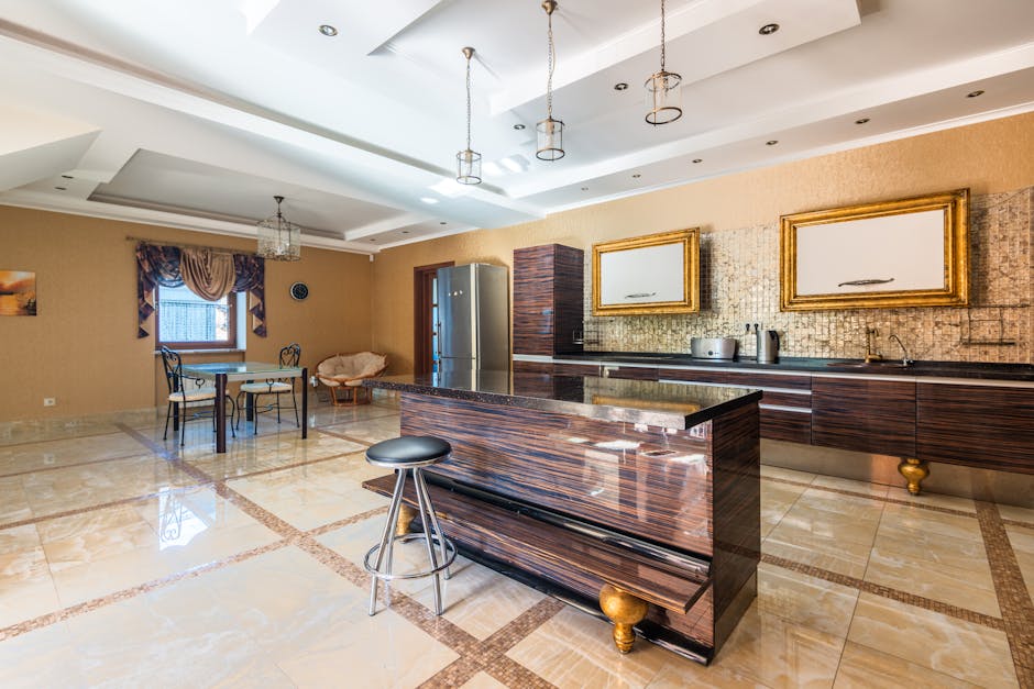 Modern luxury custom kitchen interior